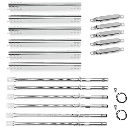 Grill Replacement Parts for Charbroil Performance 6 Burner 463244819 463238218 463276517 463276617, G470-5200-W1 Burner G470-0004-W1A Heat Plate for 5 Burner 463347519, 4 Burner 463347017 463342119