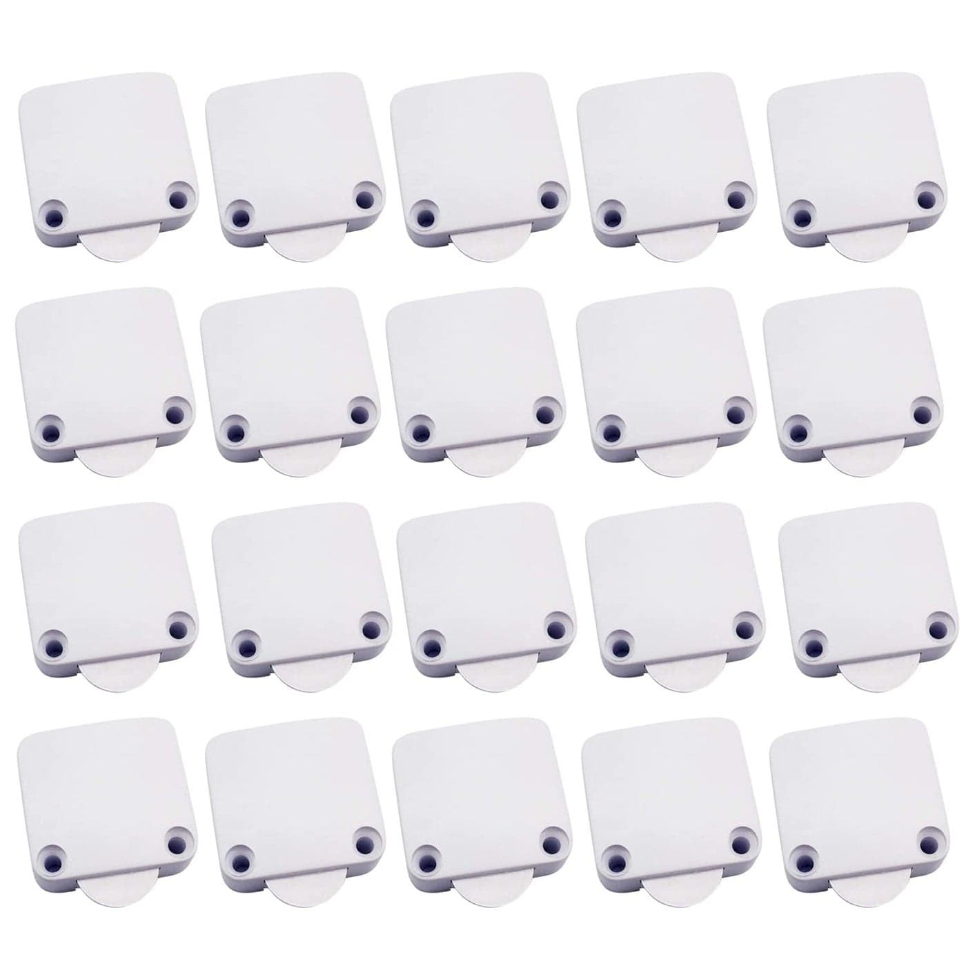KAKA LIGHT Wardrobe Cabinet Door Switch Automatic Door Switch Push to off White Pack of 20