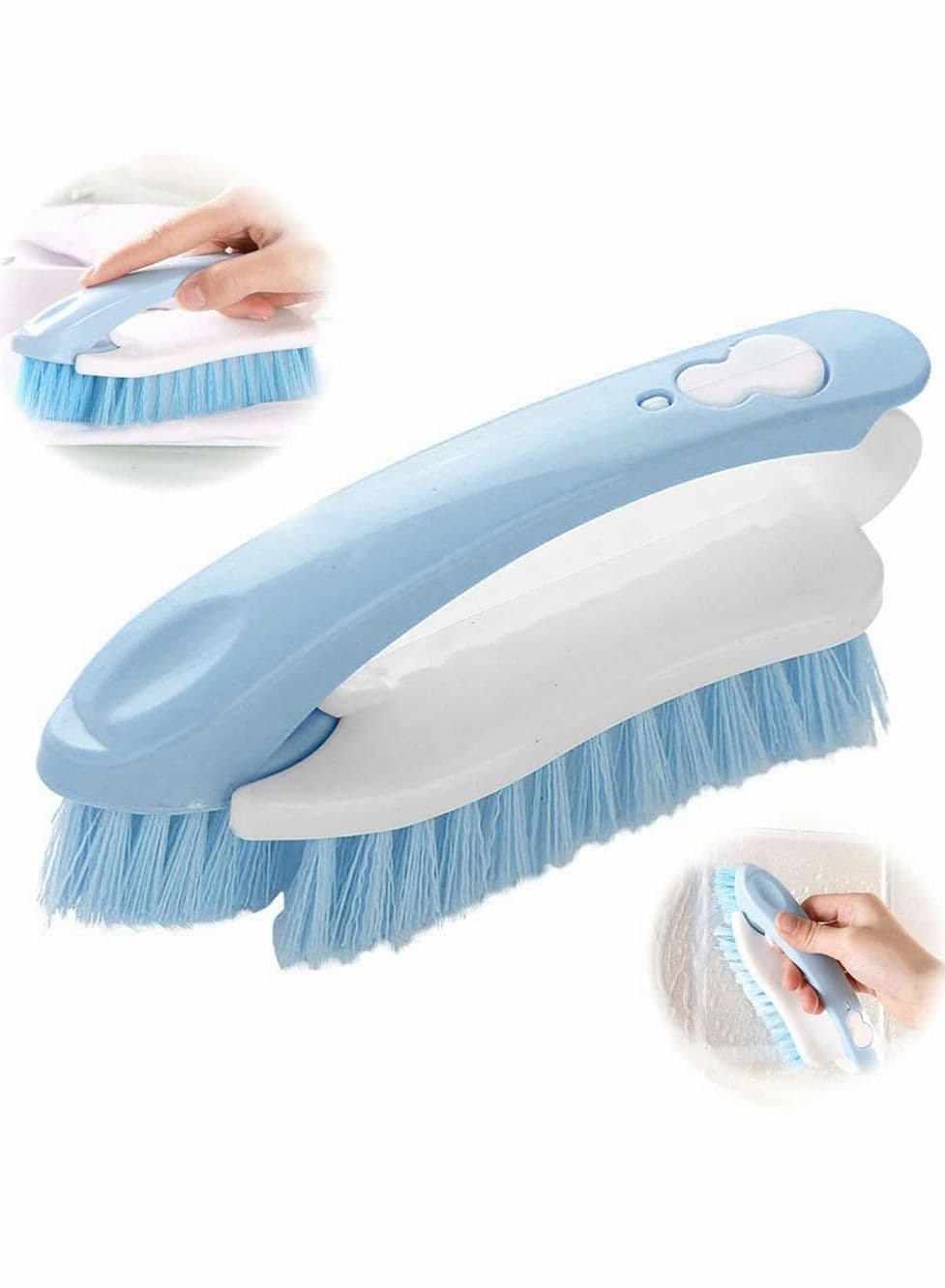 Scrub Brush, Washing Flexible, Heavy Duty, Hard Stiff Bristles, Durable 2-in-1