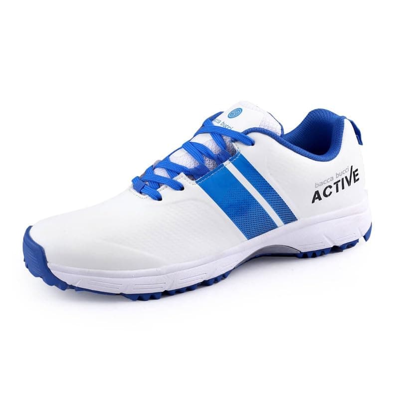 Bacca Bucci Century Runner Elite Performance Cricket Shoes Professional Grade Sports Footwear for the Passionate Cricketer Blue UK6