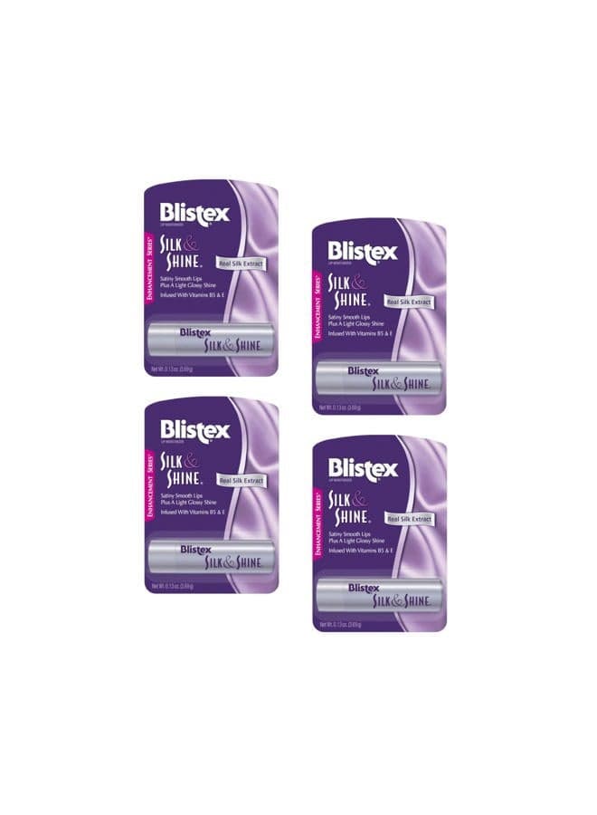 Silk & Shine Lip Moisturizer 0.13 oz Pack of 4