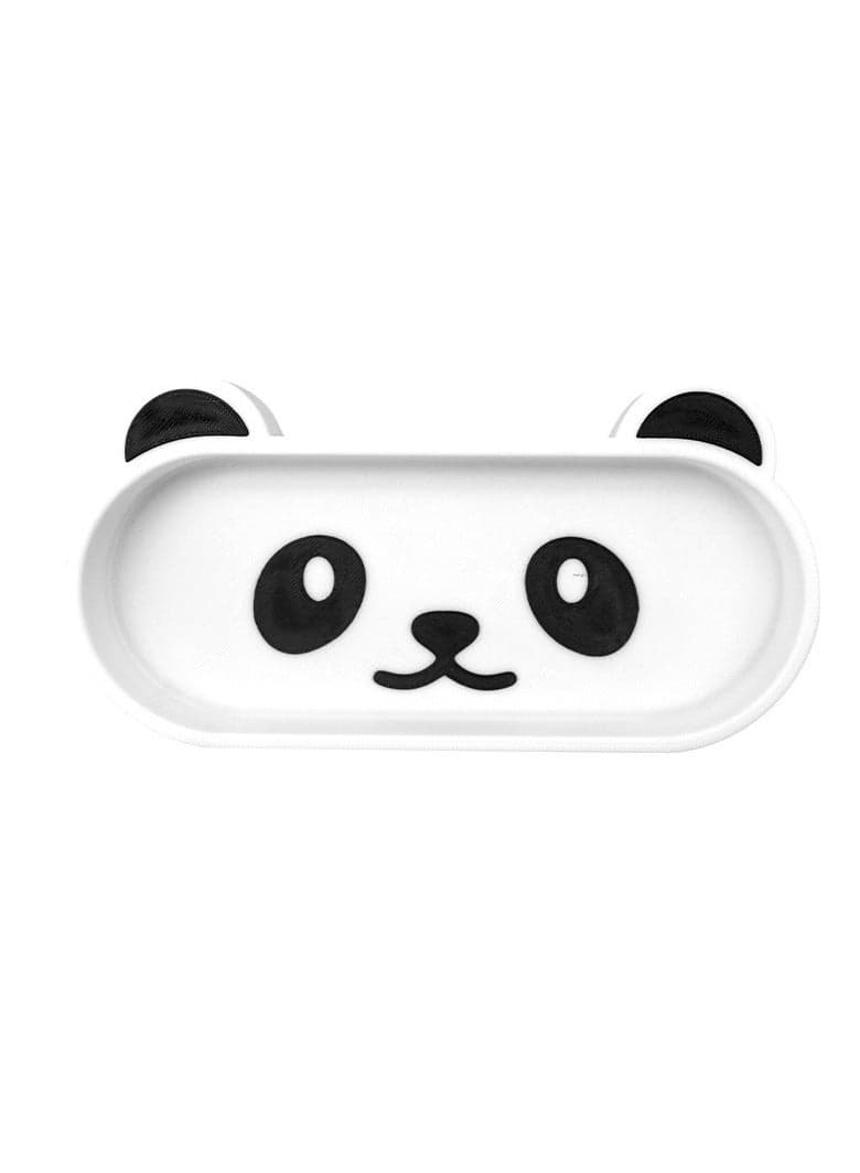 Panda Glasses Tray Creative, Fun, and Unique Desktop/Wall Glasses Display Stand Plastic Glasses Storage Rack Home Decor Storage Box