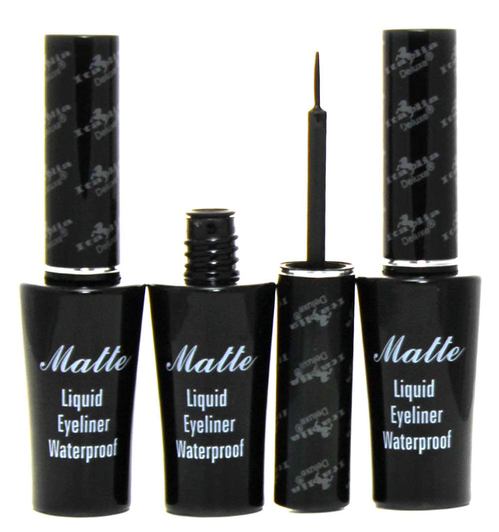 Italia Deluxe Matte Liquid Eyeliner Waterproof 3pcs