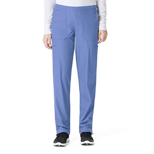 Carhartt Scrubs C52106 Women's Force® Modern Fit Twill Straight Leg Pan - 3X-Large Tall - Ceil Blue