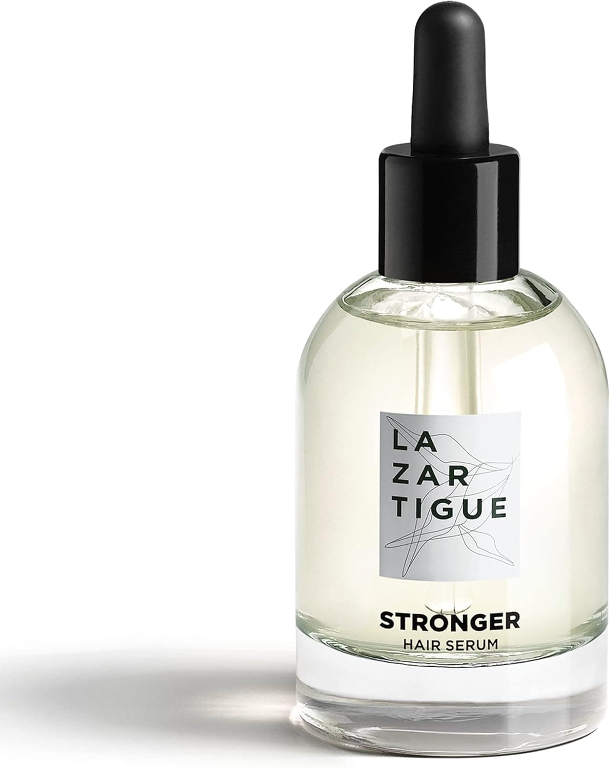 LAZARTIGUE STRONGER Hair Growth Serum Toning Hair Treatment Slows Reactive Hairloss Vegan Sulphate Alcohol Silicone Free 50ml