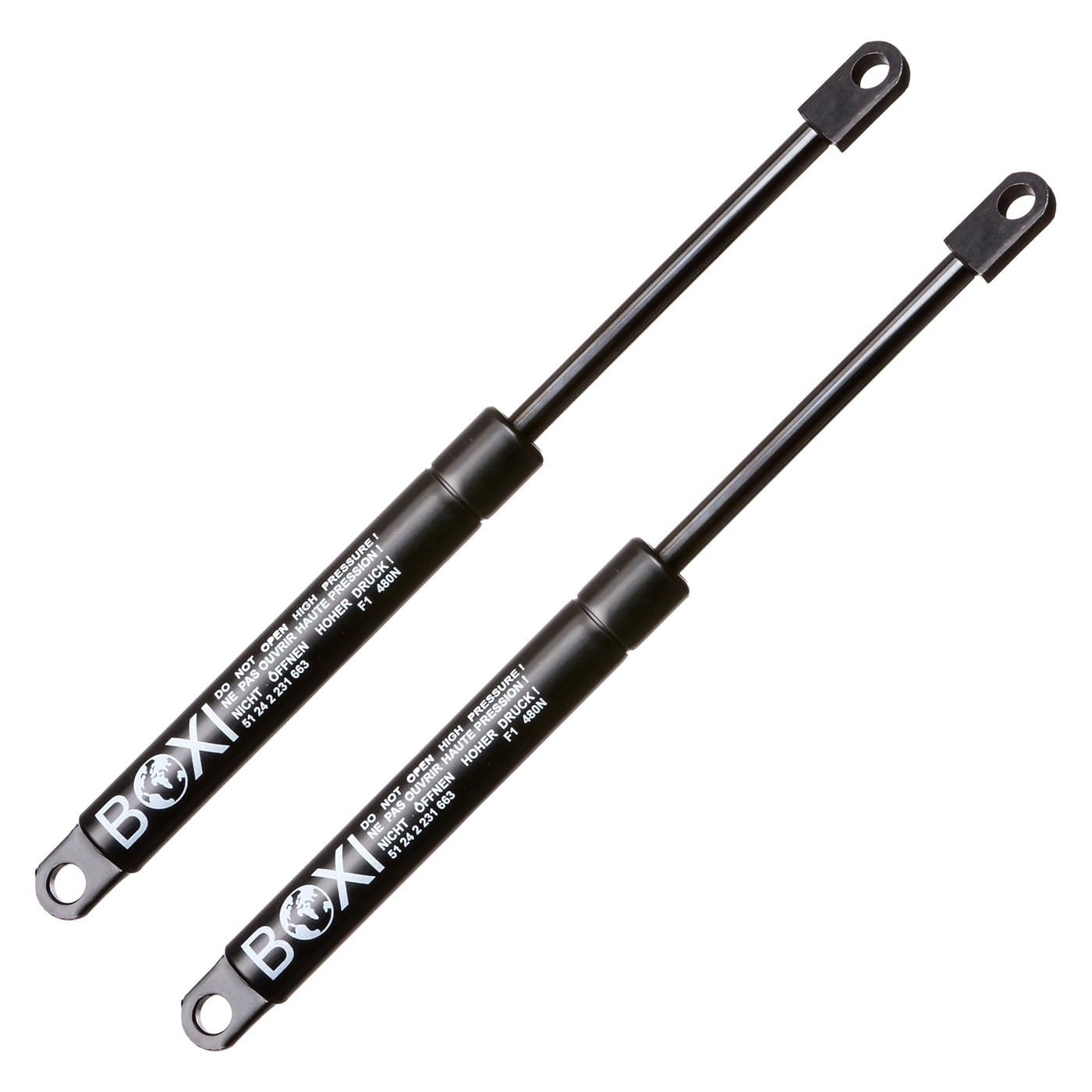 BOXI 2pcs Trunk Lift Supports Gas Struts Shocks Spring Fit for BMW E34 525i 530i 535i 540i M5 Sedan 1989 1990 1991 1992 1993 1994 1995 Trunk with Rear SpoilerReplaces 6272 51242231663 SG302012