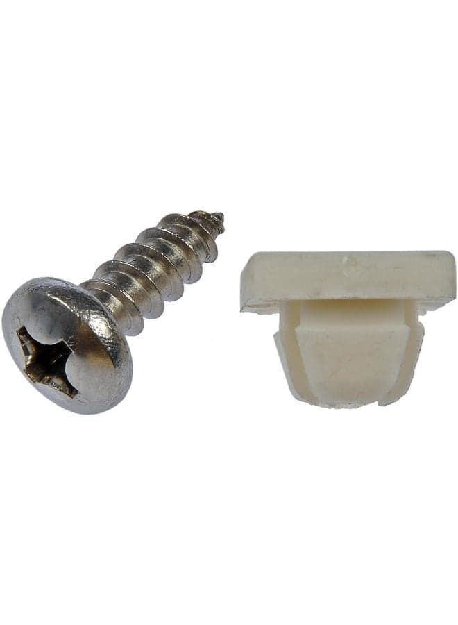 Dorman 785-166 License Plate Fasteners - 14 x 3/4 In, Pack of 4