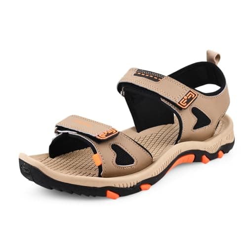 Campus Men's 2GC-01 Outdoor Sandals Beige/V.ORG - 6UK/India