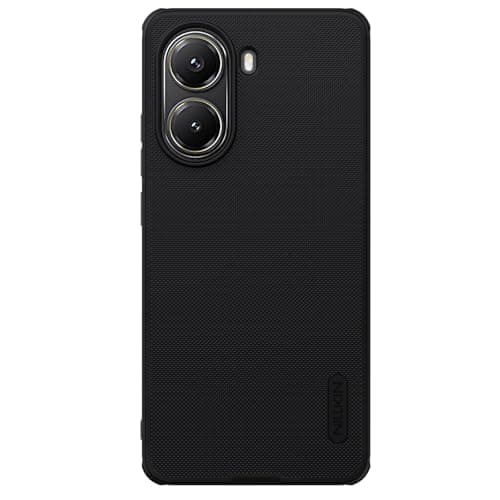 Nillkin Case for Xiaomi Poco X7 Pro 5G (6.67" Inch) Super Frosted Shield Pro Hard Back Soft Border (PC + TPU) Shock Absorb Cover Raised Bezel Camera Protect PC Black Color