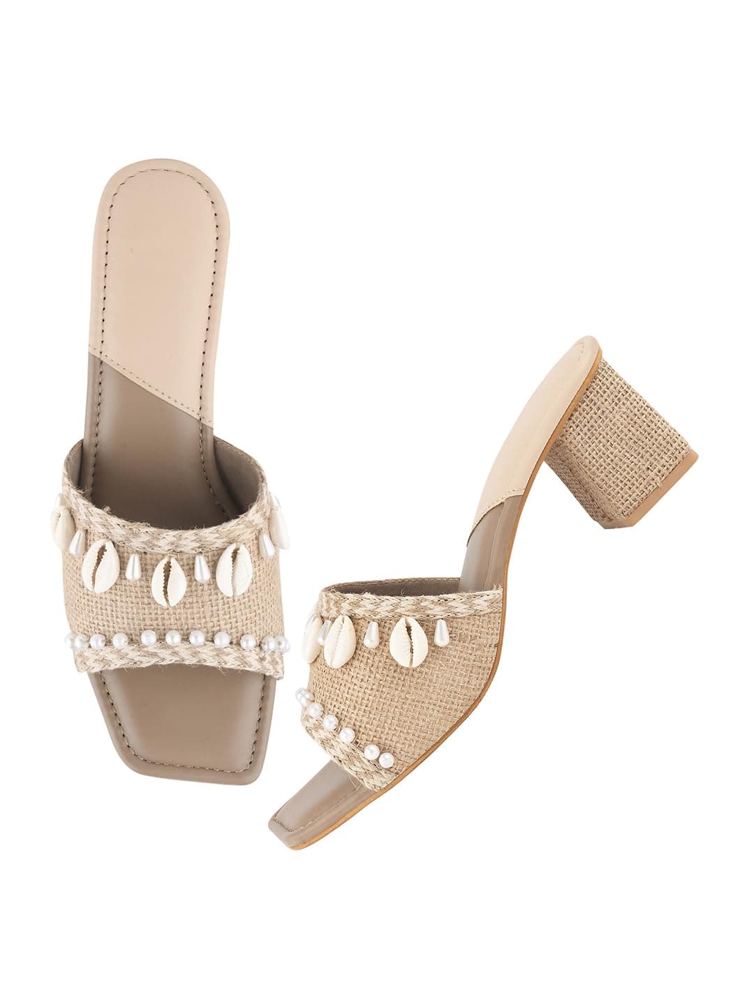 SilverArrow Women's Walk tall, feel bold Heel Sandal Beige 4 UK