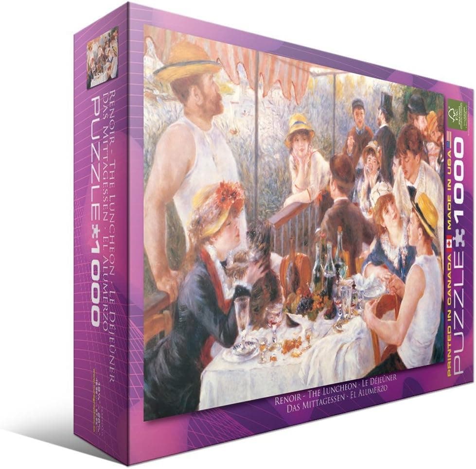 EuroGraphics Luncheon of the Boating Part by Pierre Auguste Renoir 1000 Piece Puzzle