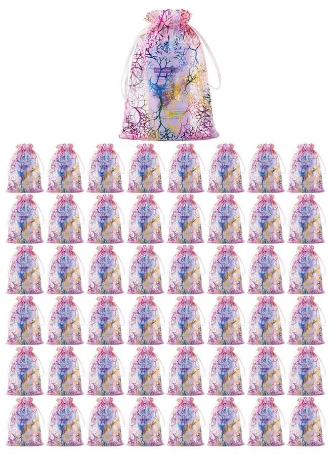 48 Piece Organza Party Favor Bag Goodies Bag Set
