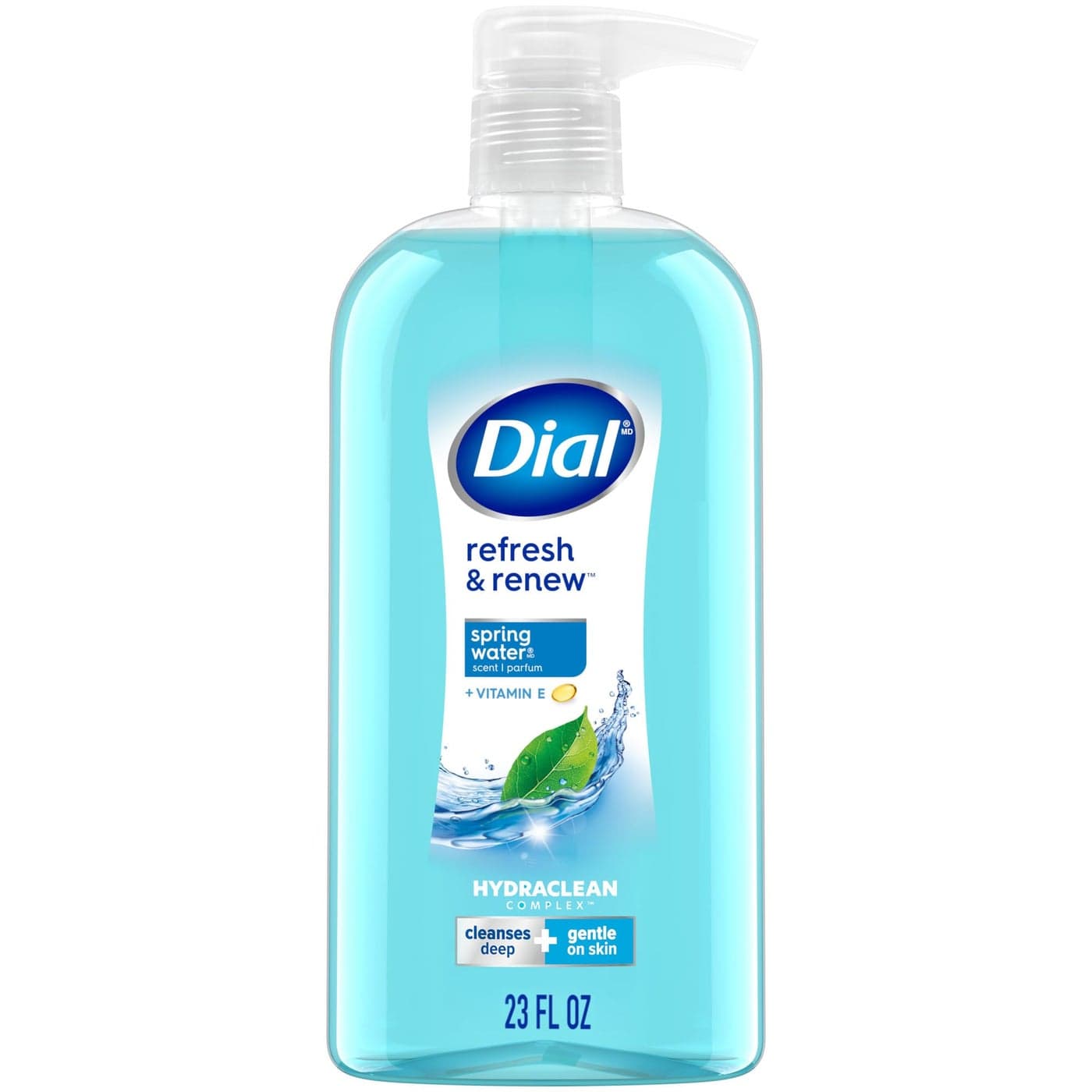 Dial Body Wash Refresh Renew Spring Water 23 fl oz Pack of 3