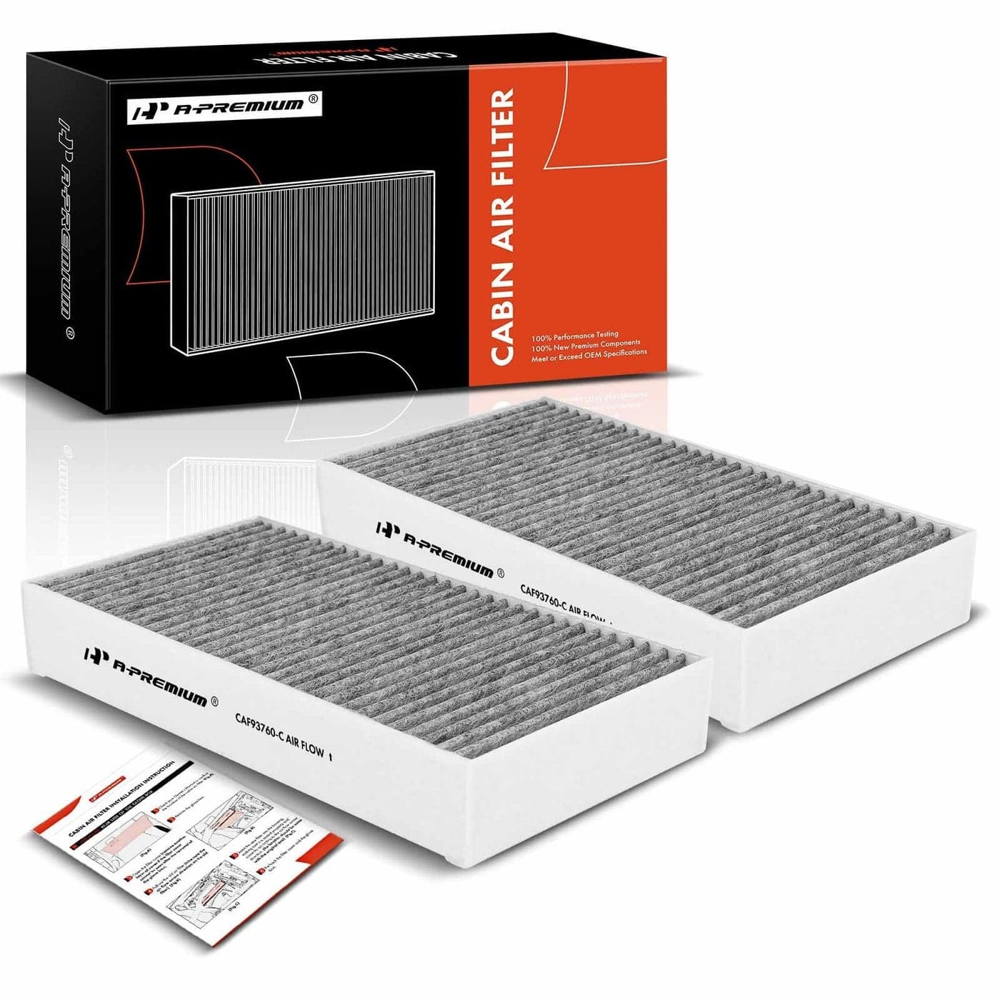 APremium 2PC Cabin Air Filter with Activated Carbon Compatible with MercedesBenz GL320 20072009 GL350 GL450 GL550 G550 R320 R350 R500 R63 AMG ML320 ML350 ML450 ML500 ML550 ML63 AMG