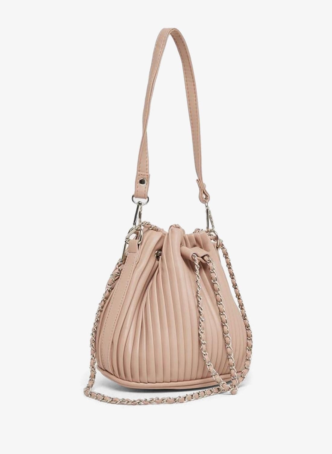 Styli Pleated Bucket Bag
