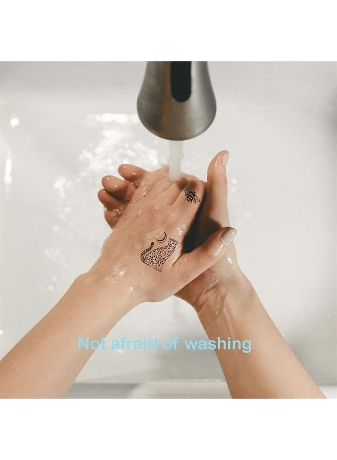 Tattoo Tech, Long Lasting Temporary Tattoos, Last 1-2 Weeks, Waterproof, Semi Permanent Tattoo, Realistic look, No Adhesive, No reflection (Dolphin)