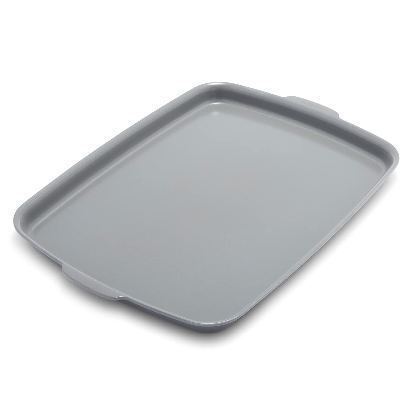 GreenPan Premiere Ovenware Healthy Ceramic Nonstick 18 x 13 Half Rectangular Baking Pan PFOA PFASFree WarpFree Bakeware Durable Quick Heating Tray Oven Safe to 600F Dishwasher Safe Gray