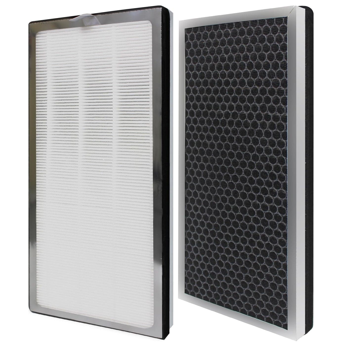 BesReyDa 40 Replacement Filter Compatible with 40 Air Purifier 3IN1 True HEPA 13 Filtration Fine PreFilter and Activated Carbon Filter 2 Pack