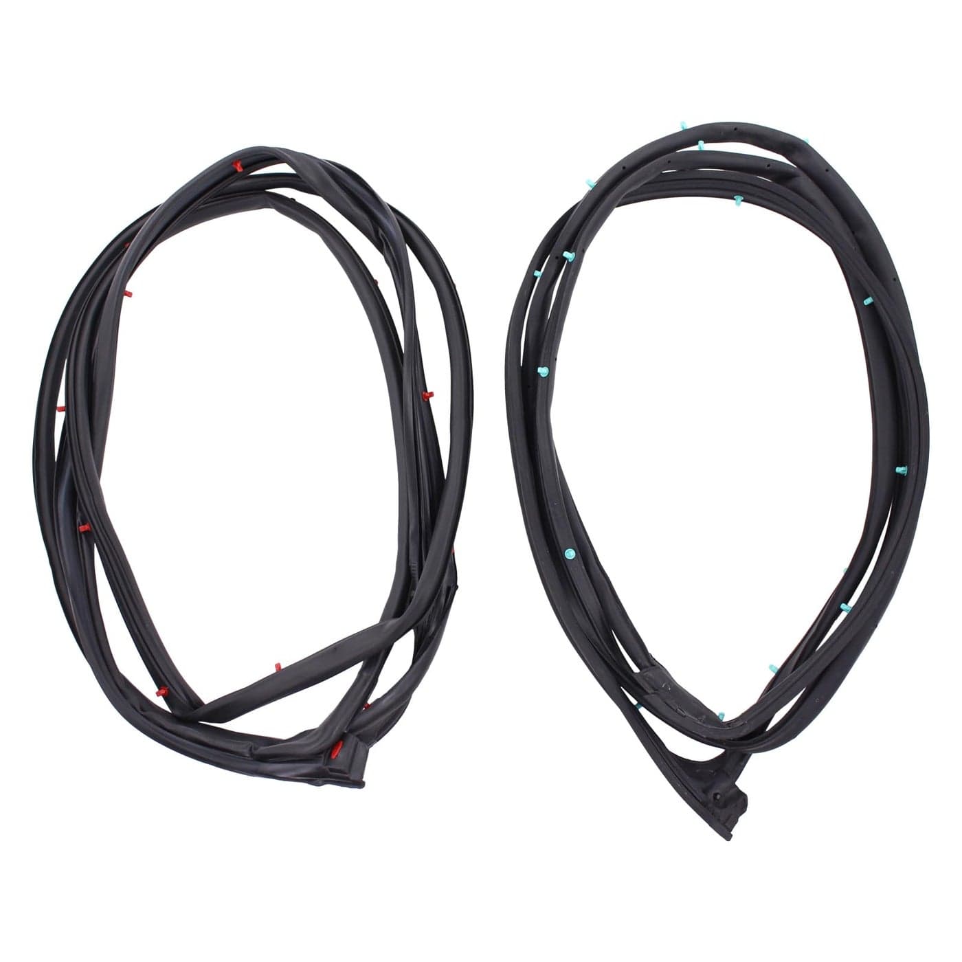 ApplianPar Front Driver and Passenger Side Door Seal Rubber Gasket Weatherstrip for Honda Accord 20032007