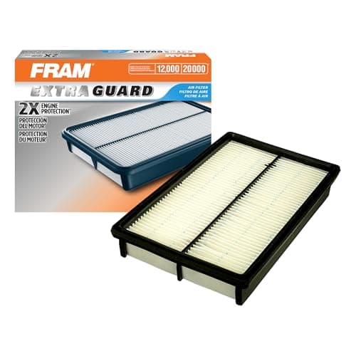 FRAM Extra Guard CA6828 Replacement Engine Air Filter for Select Mazda, Ford and Mercury Models, Provides Up to 12 Months or 12,000 Miles Filter Protection