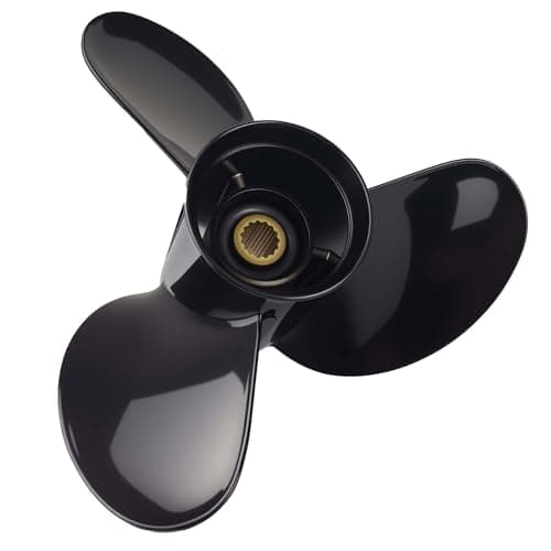 MARKGOO 58100-90J21-019 Propeller 14X21 Pitch for Suzuki 4 Stroke Outboard 70 80 90 100 115 140 HP DF70 DF80 DF90 DF100 DF115 DF140 Boat Motor Engine Parts 3 Blade Aluminum Prop RH 15 Spline Tooth
