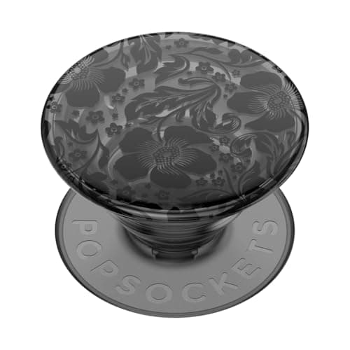 PopSockets Phone Grip with Expanding Kickstand, Adhesive Grip - Black Lace