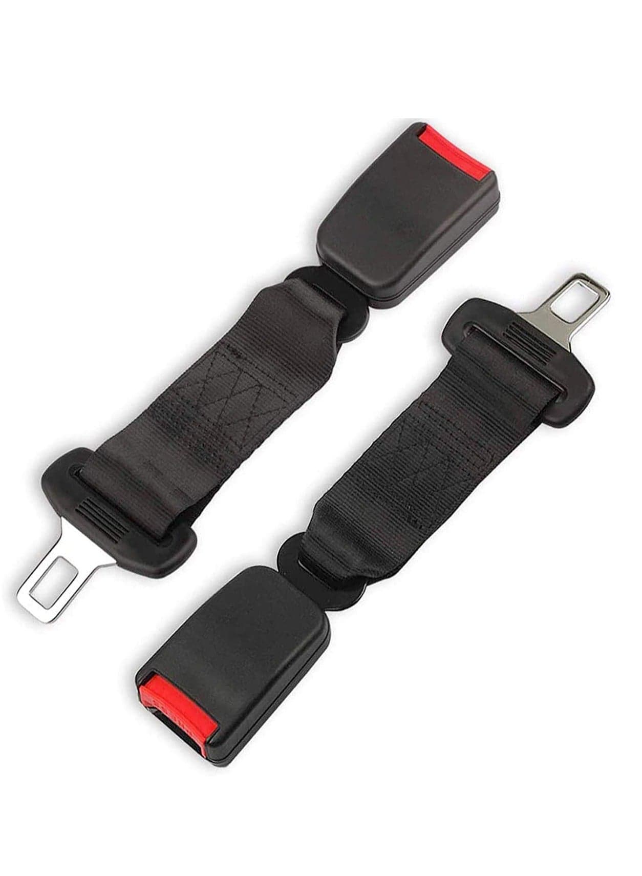 Seat Belt Extender and Tensioner for Pregnant Women Car Seat Belt Extension Pack of Two Universal 78 Metal Tongue Buckle Connectors