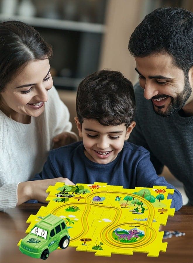 Kids Puzzle Mats, Kids Puzzle Floor Play Mat with Shapes & Colors,Earlly Educational Puzzle Sets
