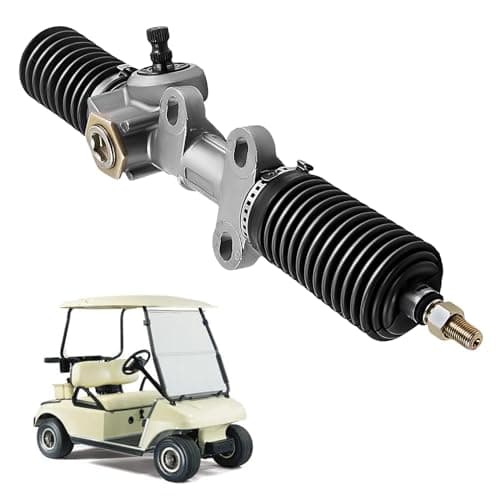 Tuningsworld Club Car Steering Gear Box Assembly for 1984-2004 Golf Cart DS/Carryall/Turf Gas and Electric, 101878302 103601501 Steering Rack and Pinion