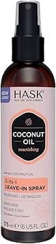 HASK Coconut Nourishing 5in1 LeaveIn Conditioner for all hair types colour safe glutenfree sulfatefree parabenfree 1 175 mL Bottle