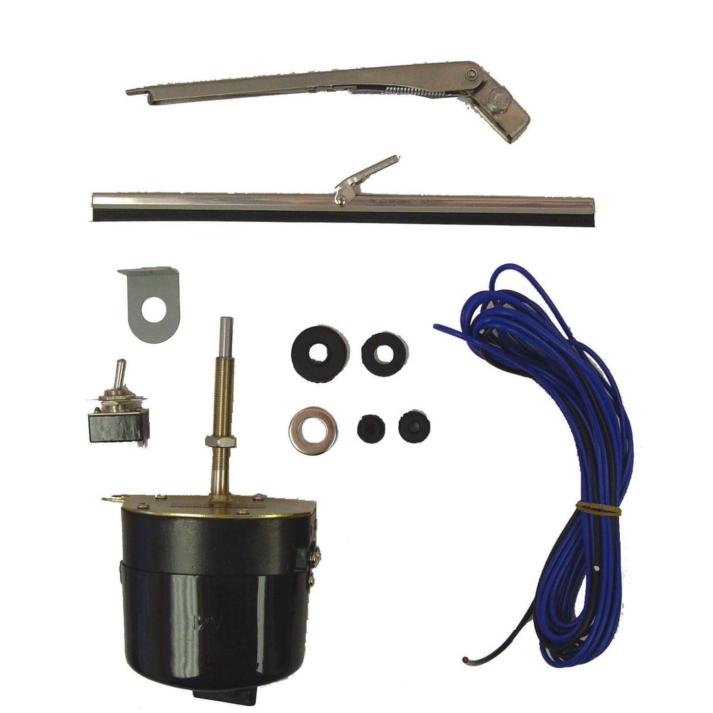 OmixAda 1910102 Windshield Wiper Motor Conversion Kit 12 Volt OE Reference 12V Fits 19411968 Willys