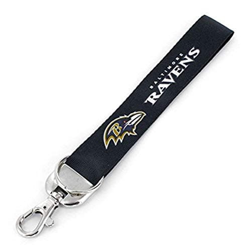 NFL Baltimore Ravens Deluxe Wristlet Keychain