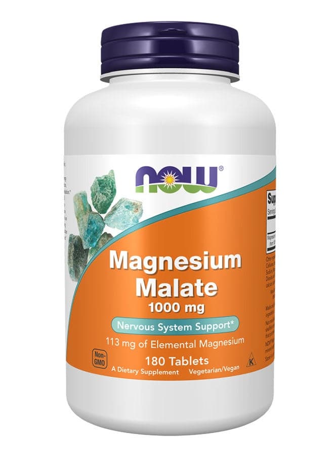 Magnesium Malate, 1000Mg 180 Tablets