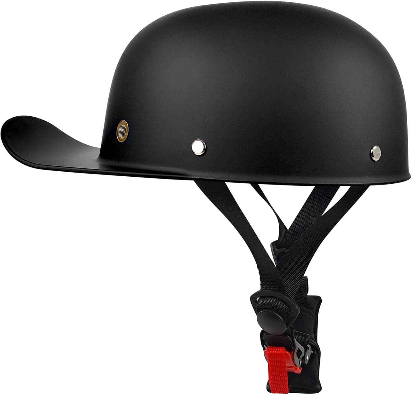 DJGLKREJG Vintage Motorcycle Helmet for Men and Women - Open-Face Retro Half Helmet, DOT Approved