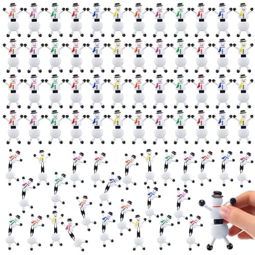 Hanaive 72 Pcs Christmas Sticky Wall Toys Valentines Day Party Favors Stretchy Climbing Toys Bulk Birthday Party Favors Climbing Sticky Man for Loot or Prize Stocking Fillers