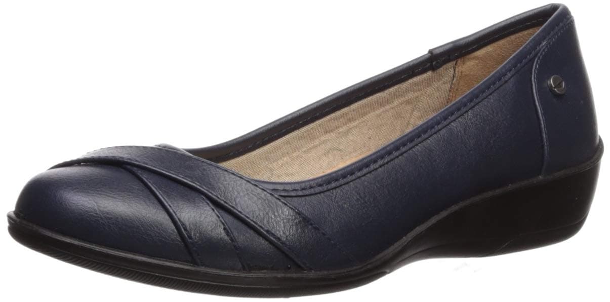 LifeStride Womens ILoyal Shoe Navy 6 2W US