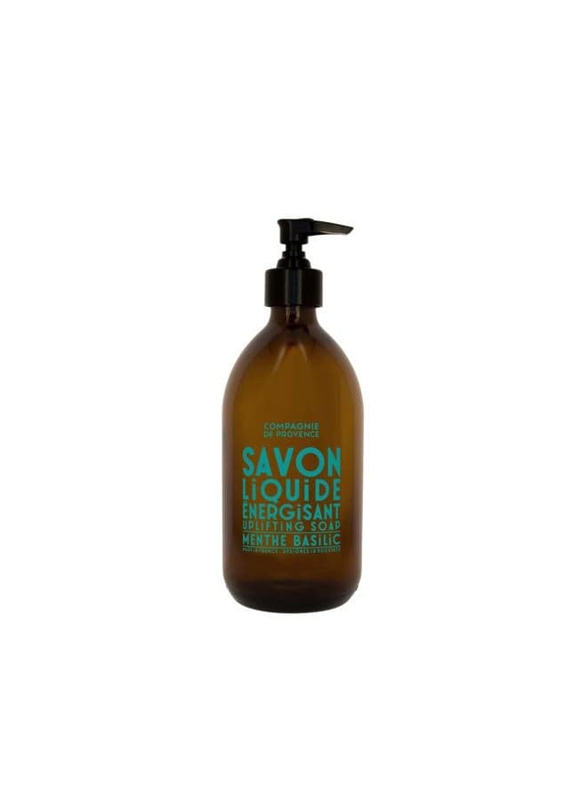 Savon de Marseille Apothicare Liquid Soap, Mint Basil, 10 Fl Oz Plastic Pump Bottle