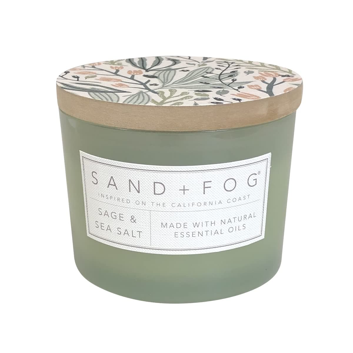 Sand Fog Scented Candle Sage Sea Salt Additional Scents and Sizes 100 Cotton LeadFree Wick Luxury Air Freshening Jar Candles Perfect Home Decor 12oz White