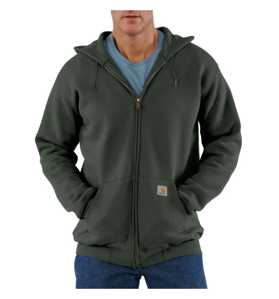 CarharttmensLoose Fit Midweight Full-Zip SweatshirtOliveLarge