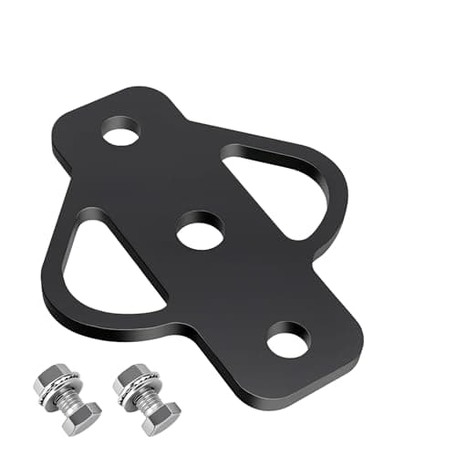 VONLX Three Way Trailer Hitch Adapter with Bolt Receiver Hitch for Lawn Mower 3Way ATV Hitch Attachments for Golf Cart Garden Tractor Flat Towing Tow Ball Mount Lawn Mower Chain and Tow Strap
