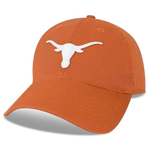 Legacy NCAA Officially Licensed Baseball Hat Texas Longhorns Lightweight Cap for Men Women Relaxed Twill Adjustable EZA Texas Orange One Size Fits Most Adjustable Fabric Closure