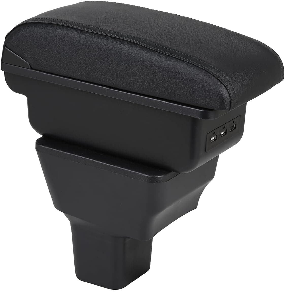 OYHCM Car Armrest Box for Nissan Versa 2020-2024 - Center Console Storage Organizer (Black Line)