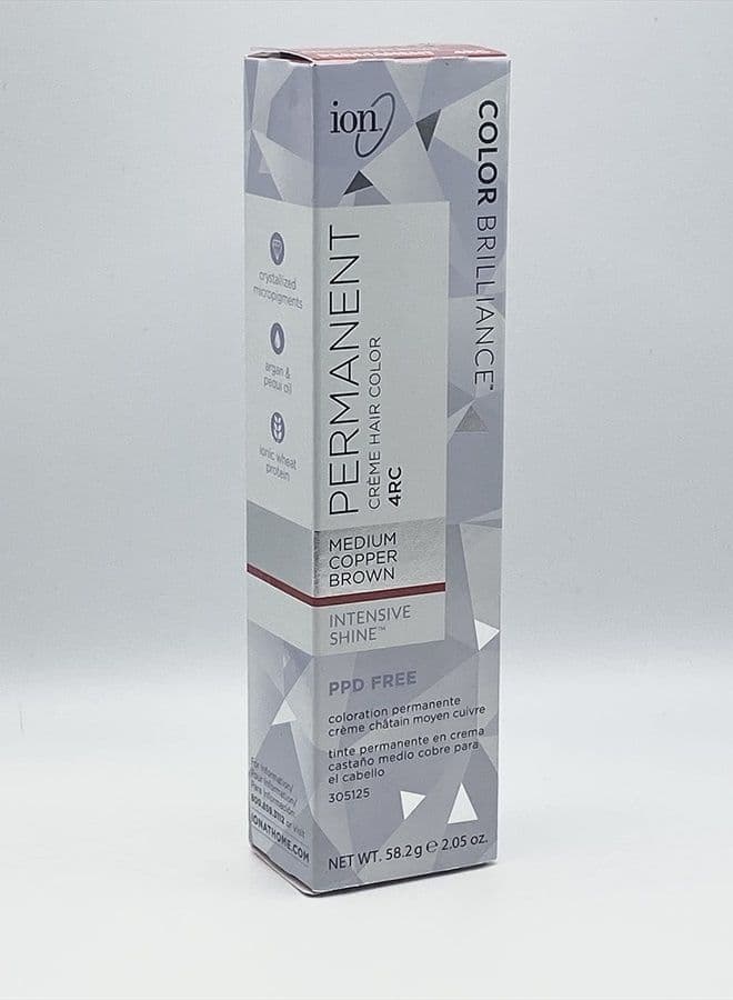 4RC Medium Copper Brown Permanent Creme Hair Color 4RC Medium Copper Brown