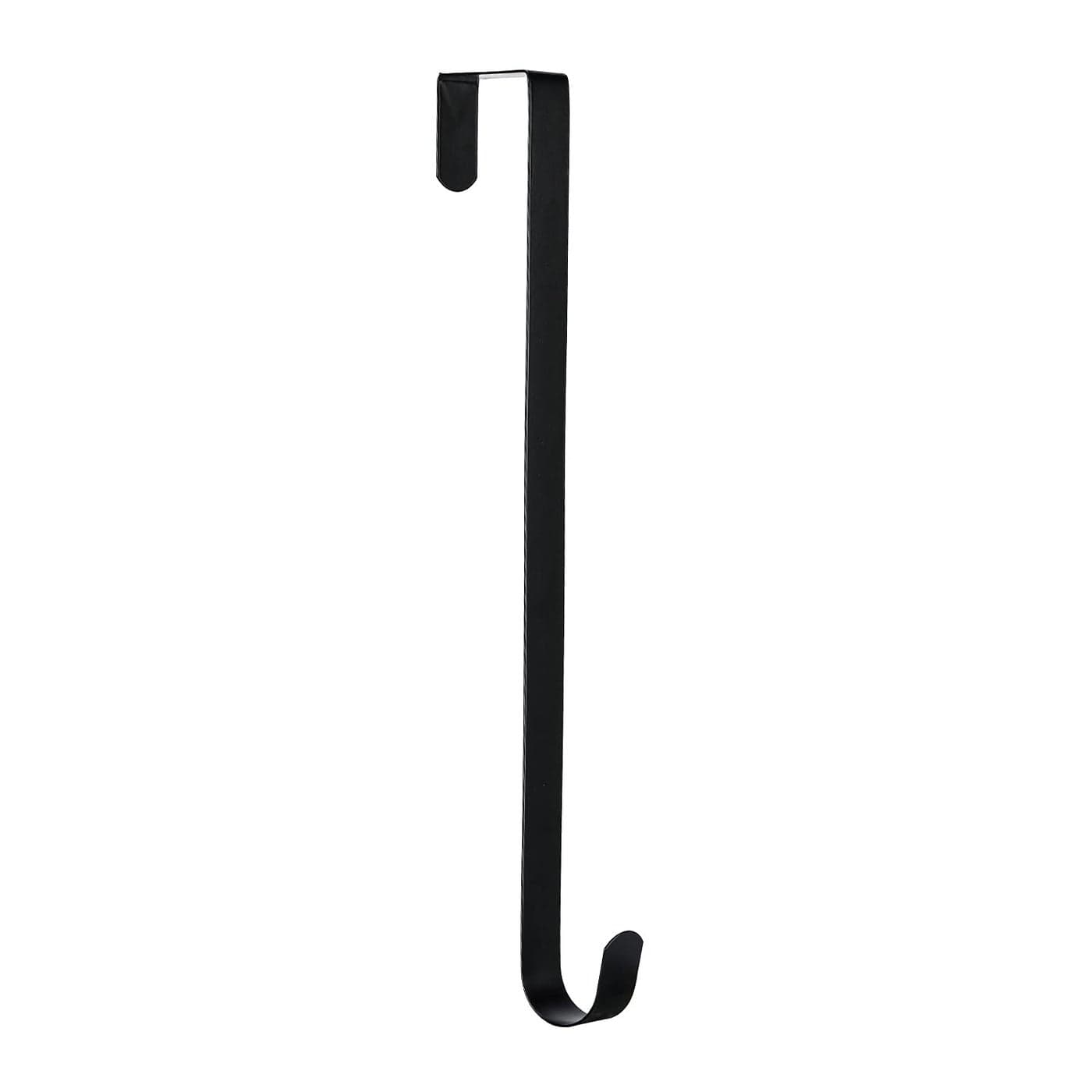 Aeranto 12 Inch Wreath Hanger for Front Door Thin Metal Hook for Wreath Door Sign Holiday Decorations Holder Black 1
