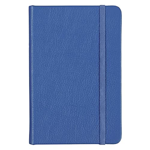 Leatherpress Classic Leather Notebook Writing Journal, Hardcover, Elastic Closure Narrow Ruled Pages, Inspire Collection