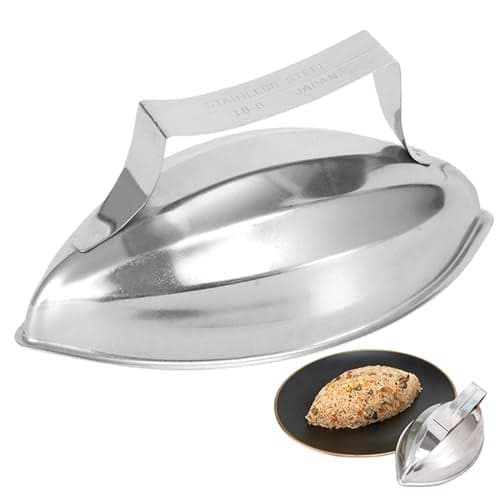 Eonenomi Papaya Shape Fried Rice Press Mold, Stainless Steel, Silver