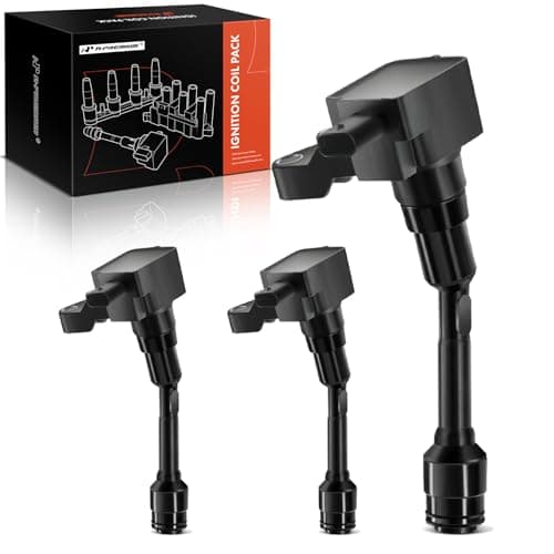 A-Premium Engine Ignition Coil Pack Compatible with Ford EcoSport 2018-2021, Fiesta 2014-2017, Focus 2015-2018, 1.0L 1.5L, 3-PC Set
