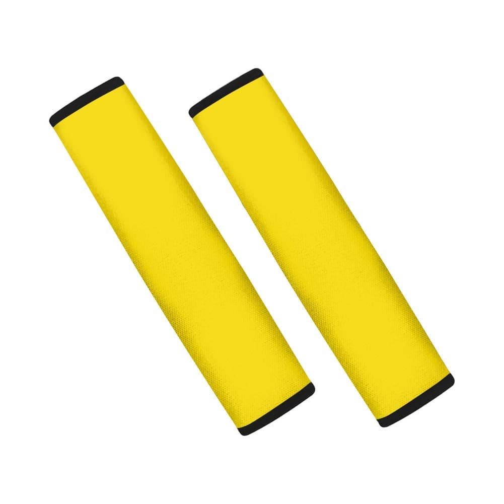 Dreaweet Solid Color Yellow Seat Belt Shoulder Pads Car Accessories for Women Girl Car Accessories Protect Adult Kids