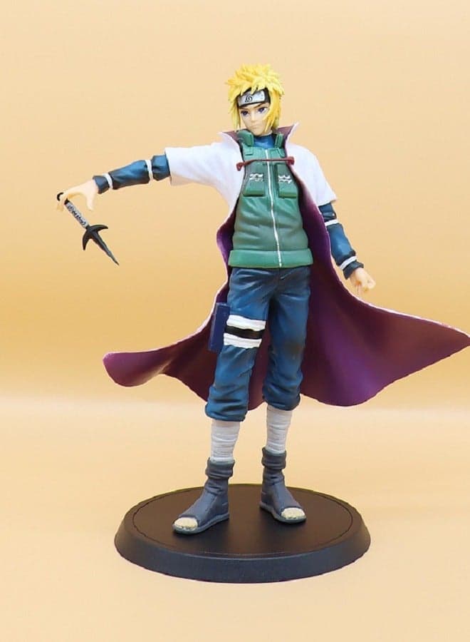 Naruto Fourth Hokage Minato Namikaze Handmade Figurine Doll Decoration Model