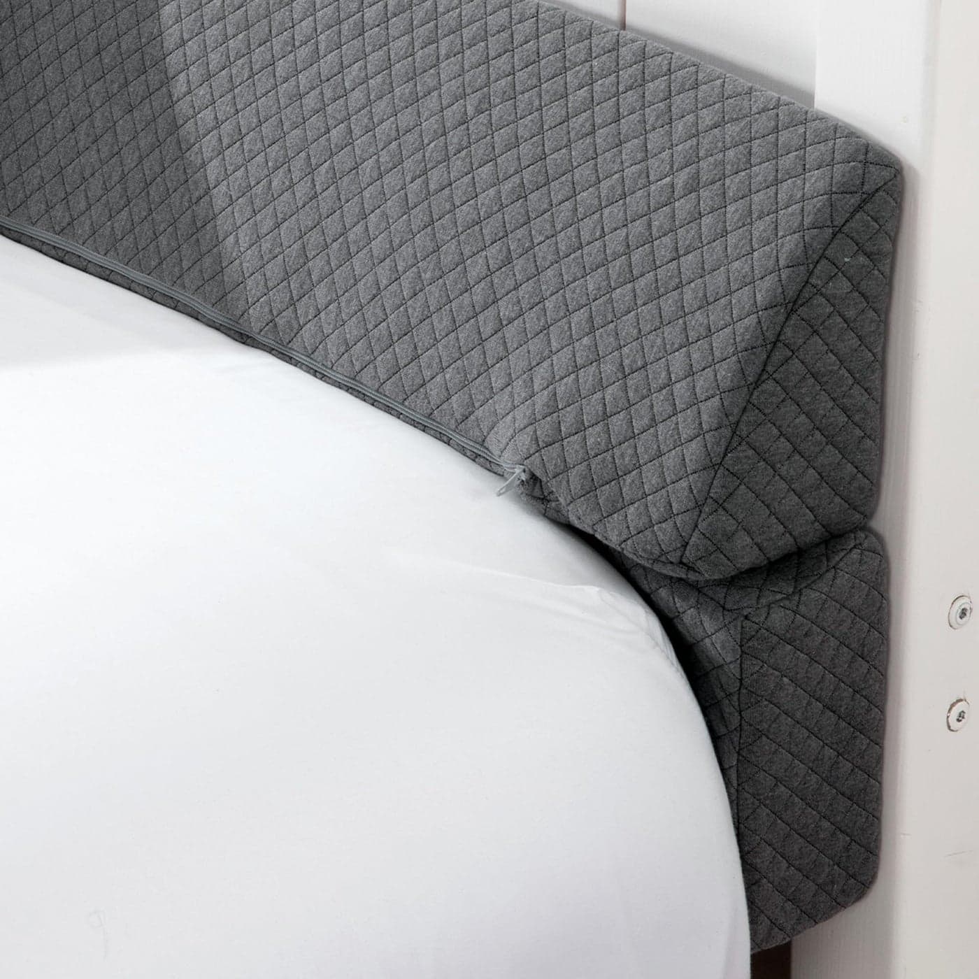 HOMBYS Wedge Pillow Headboard for Bed GapFoldable Bed Wedge Gap Filler Full SizeMatterss Gap FillerMulti Functional Bed Crack Pillow Fill The Gap 07 Between Your Headboard and MattressGrey